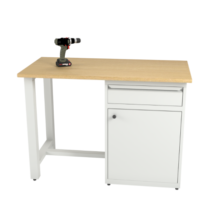 Banc de lucru 1200 mm cu dulap 1 usa si 1 sertar WorkB 1200-1D1S.max