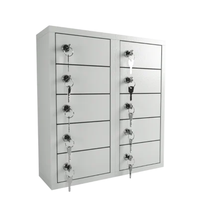 Dulap metalic cu 10 compartimente Tel 10.max