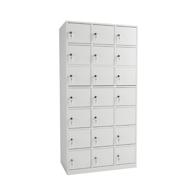 Dulap metalic cu 21 compartimente COMP 21.max