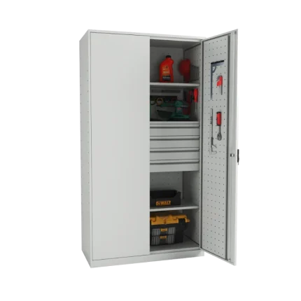 Dulap metalic pentru scule cu 4 sertare si 3 rafturi , TOOL 4D3S.max