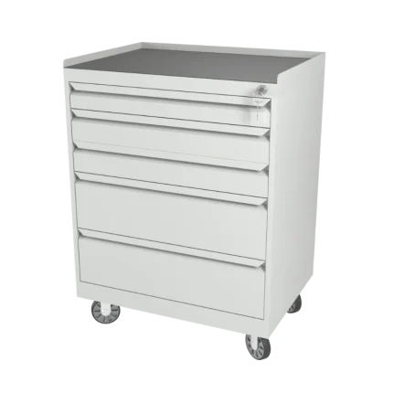 Dulap metalic pentru scule cu 5 sertare pe roti, TOOL 5D.max