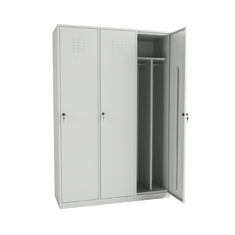 Dulap vestiar cu 3 usi si despartitor.max