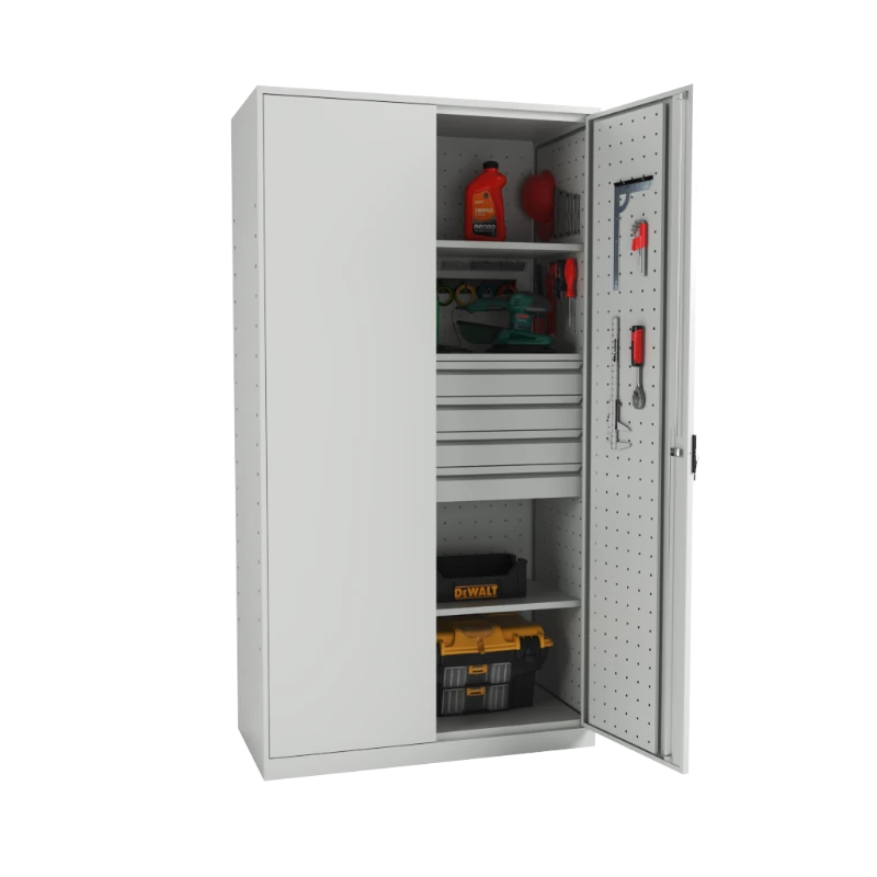 Dulap metalic pentru scule cu 4 sertare si 3 rafturi , TOOL 4D3S.max