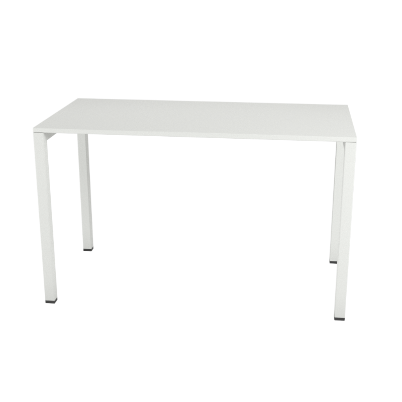 Masa cu structura metalica, blat lemn 1200 mm.max