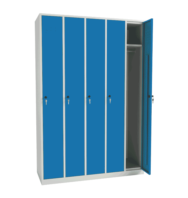 vestiar metalic cu usi vopsite